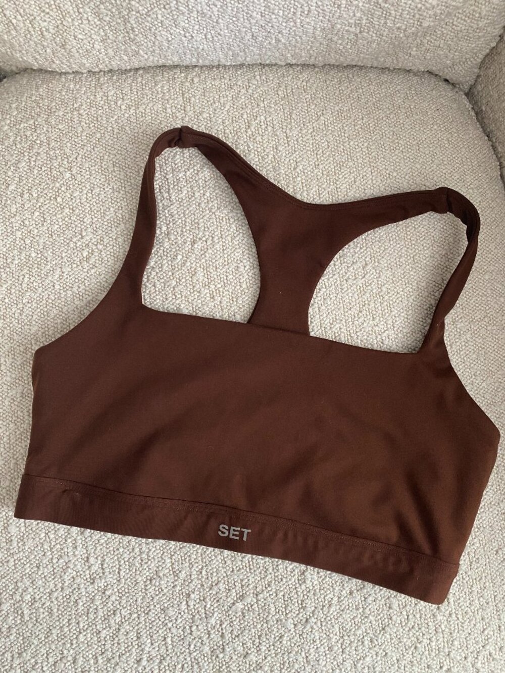 SET Active | LuxForm Racer Box Bra in Coco - Picture 3 of 5